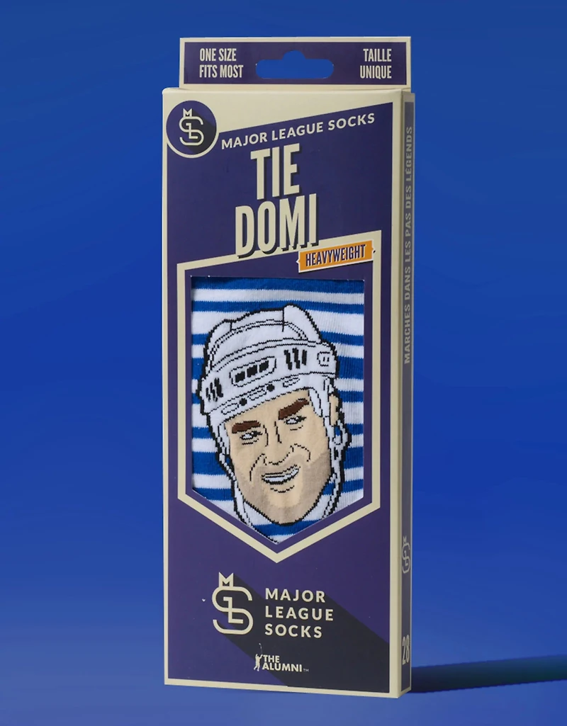 NHLPA Player Socks Tie Domi Heavyweight Edition Maple Leafs