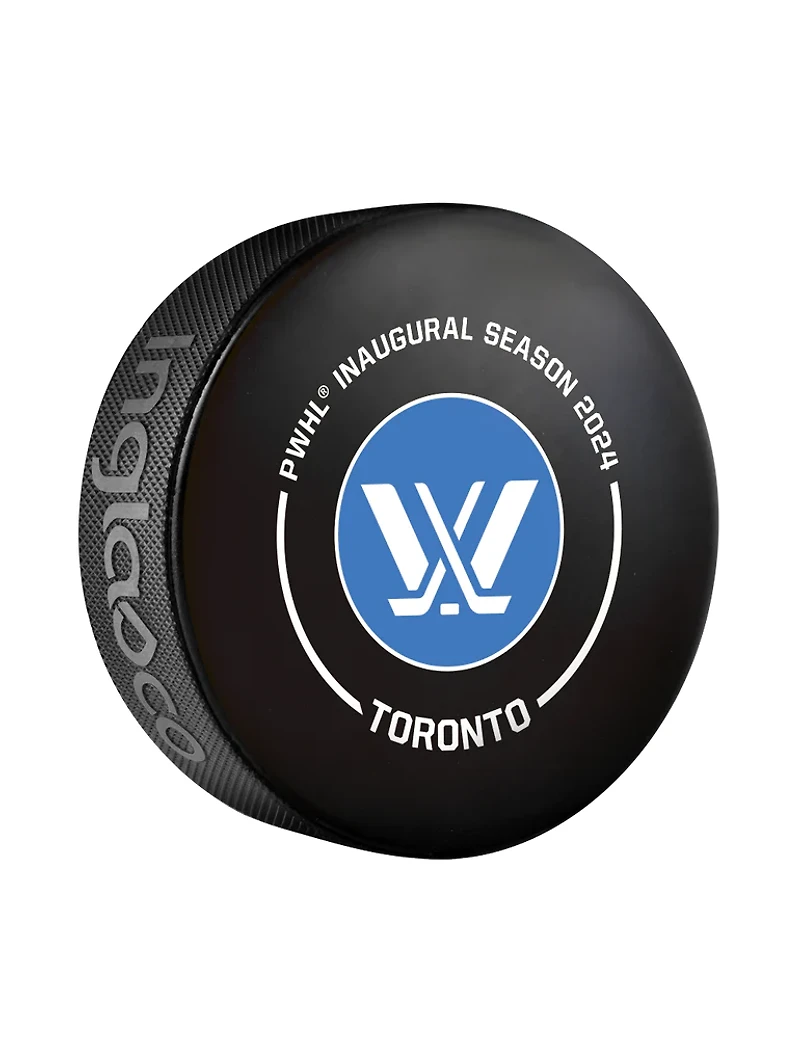PWHL Game Puck Inaugural Season 2024 Toronto Sceptres