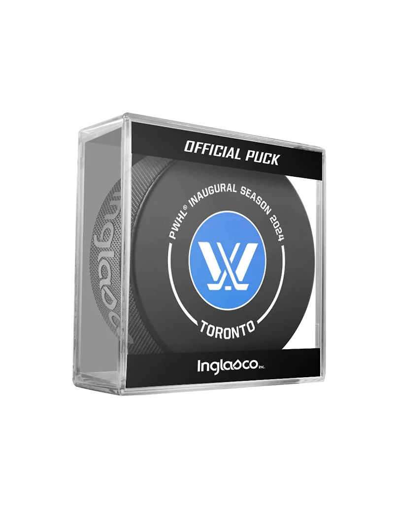PWHL Game Puck Inaugural Season 2024 Toronto Sceptres