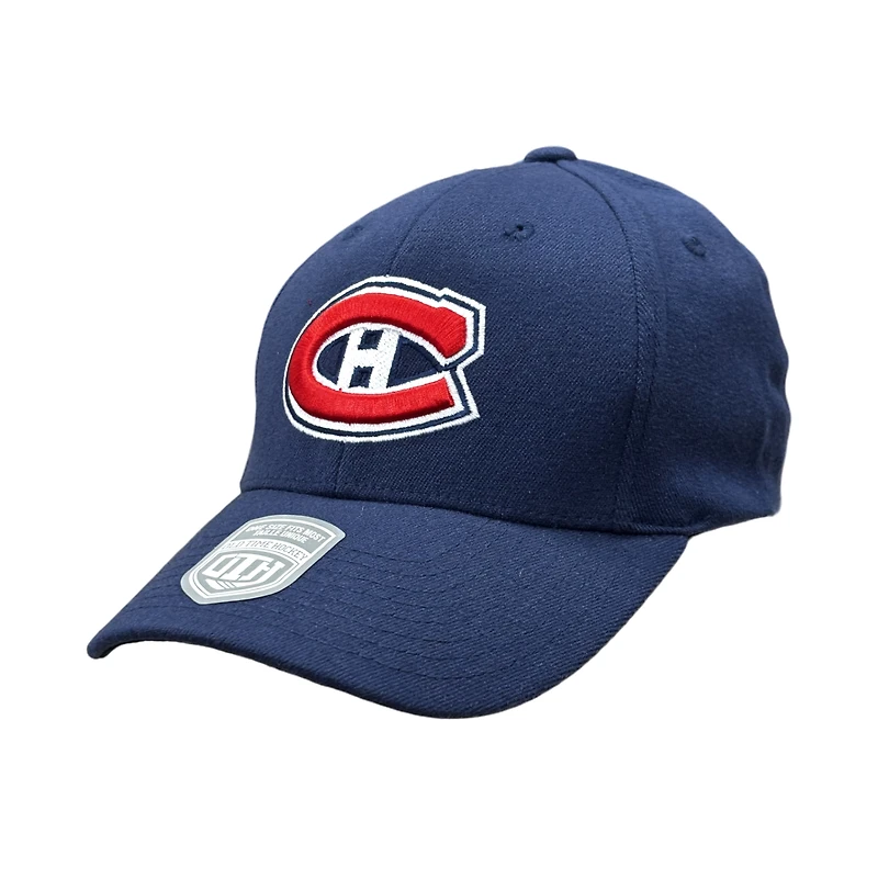 NHL Hat Navy Blue Stretch Fit Canadiens