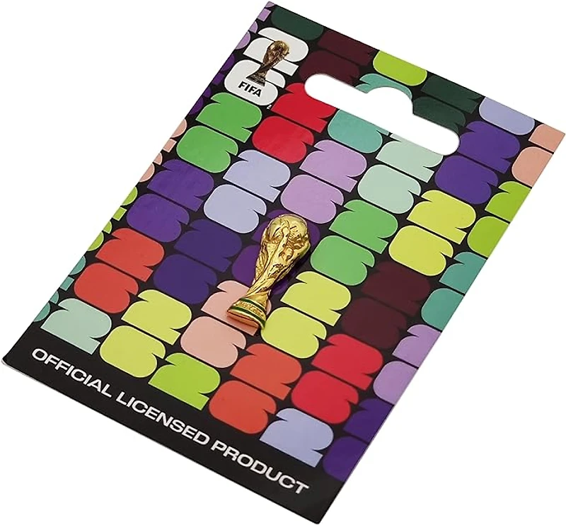FIFA World Cup 2026 25mm Gold 2.5D Trophy Lapel Pin