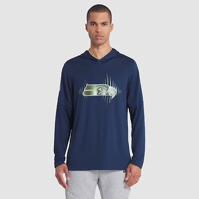 NFL Dri-FIT Long Sleeve Hoodie 2025 Rivalries Sideline Seahawks