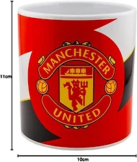 EPL Coffee Mug Stripes Manchester United FC