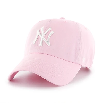 MLB Hat Clean Up Basic Yankees (Petal Pink)