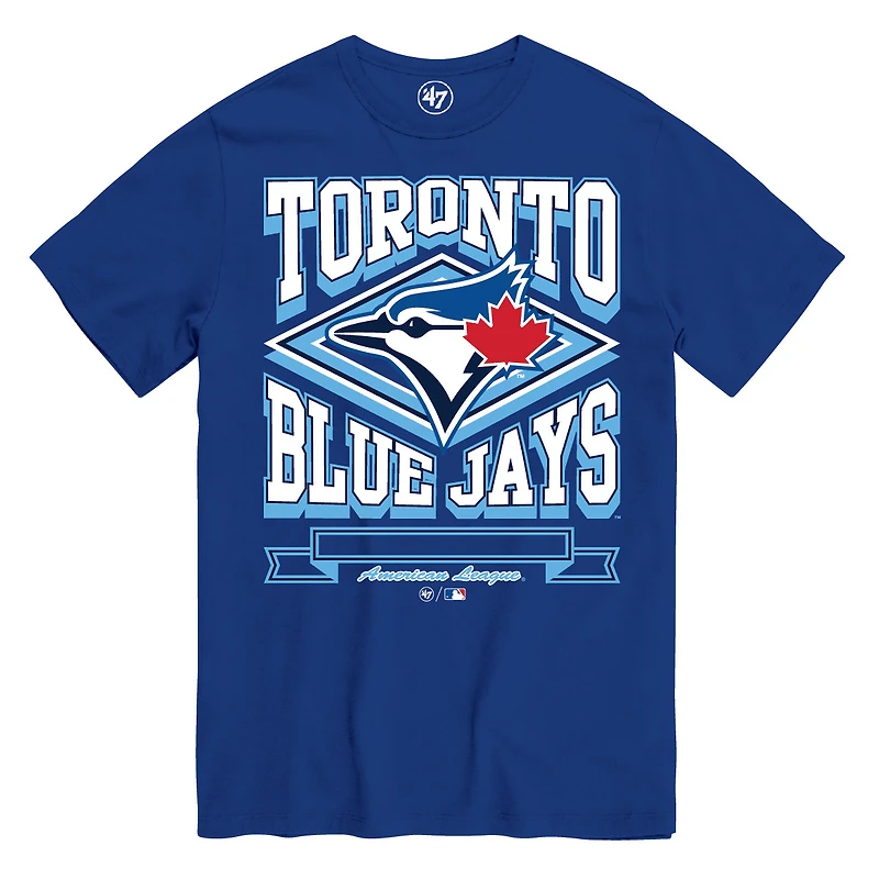 MLB T-Shirt '47 Double Header Blue Jays