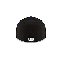 MLB Hat LP5950 AC Perf Alt Rockies (Black and Purple)