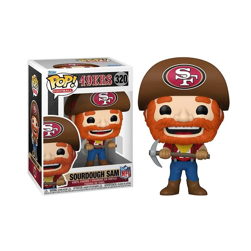 NFL Mascot Pop! Figure 49ers Sourdough Sam #320