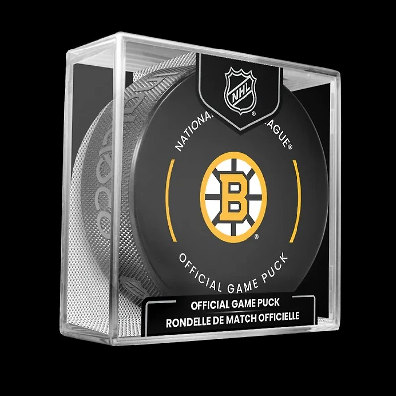 NHL Game Puck 2025 Bruins