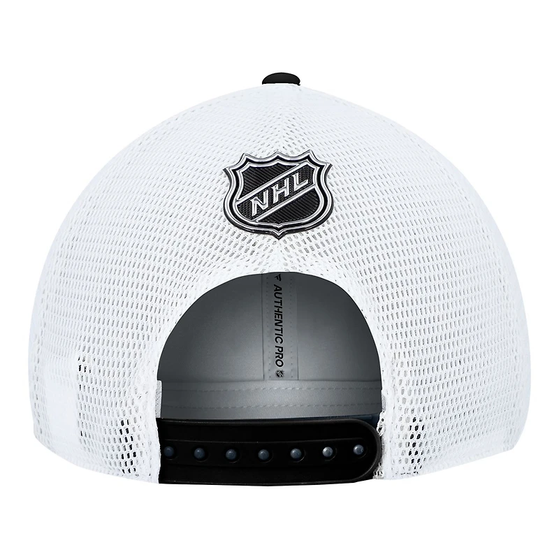 NHL Hat Structured Adjustable Trucker Authentic Pro Rinkside6 2025 Hurricanes