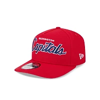 NHL Hat 950 Snapback A-Frame Script Capitals