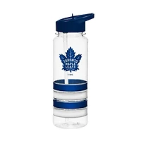 NHL Water Bottle 25oz. Banded Maple Leafs