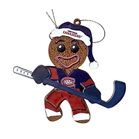 NHL Ornament Gingerbread Man Canadiens