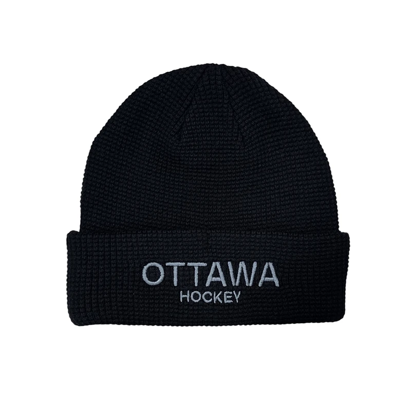 NHL Knit Hat Authentic Pro Tonal Cuffed Ribbed Beanie Rink Road 2025 Senators