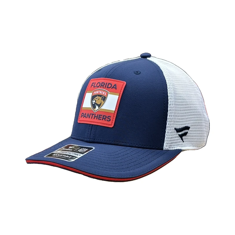 NHL Hat Structured Adjustable Trucker Authentic Pro Rinkside6 2025 Panthers