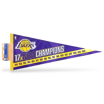 NBA Soft Felt Pennant 17 Time NBA Champions Lakers