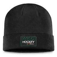 NHL Knit Hat Authentic Pro Prime Cuffed Beanie 2023 Wild