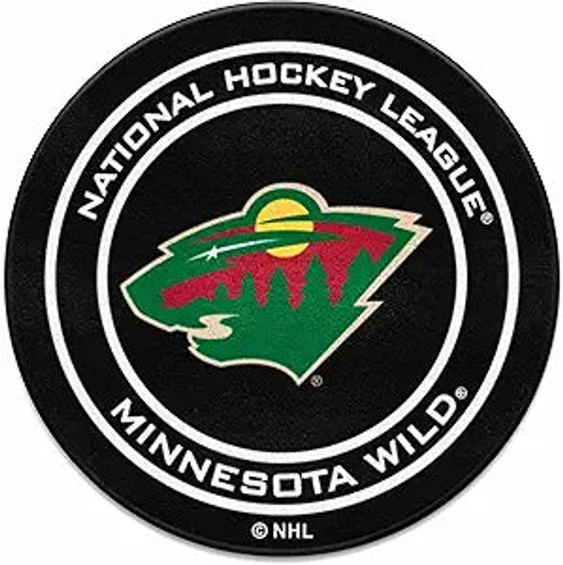 NHL Fan Mat Puck Wild