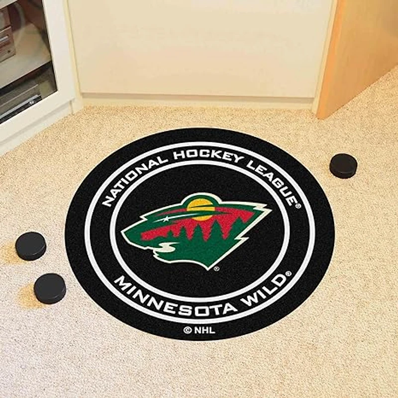 NHL Fan Mat Puck Wild