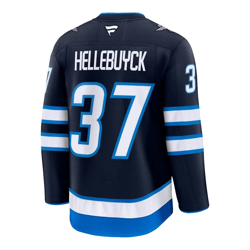 NHL Player Premium Jersey Home Connor Hellebuyck Jets