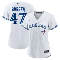 MLB Ladies Player Replica Jersey Home World Series Patch Addison Barger Blue Jays