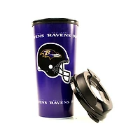 NFL Travel Mug Acrylic Insulated Tumbler Ravens