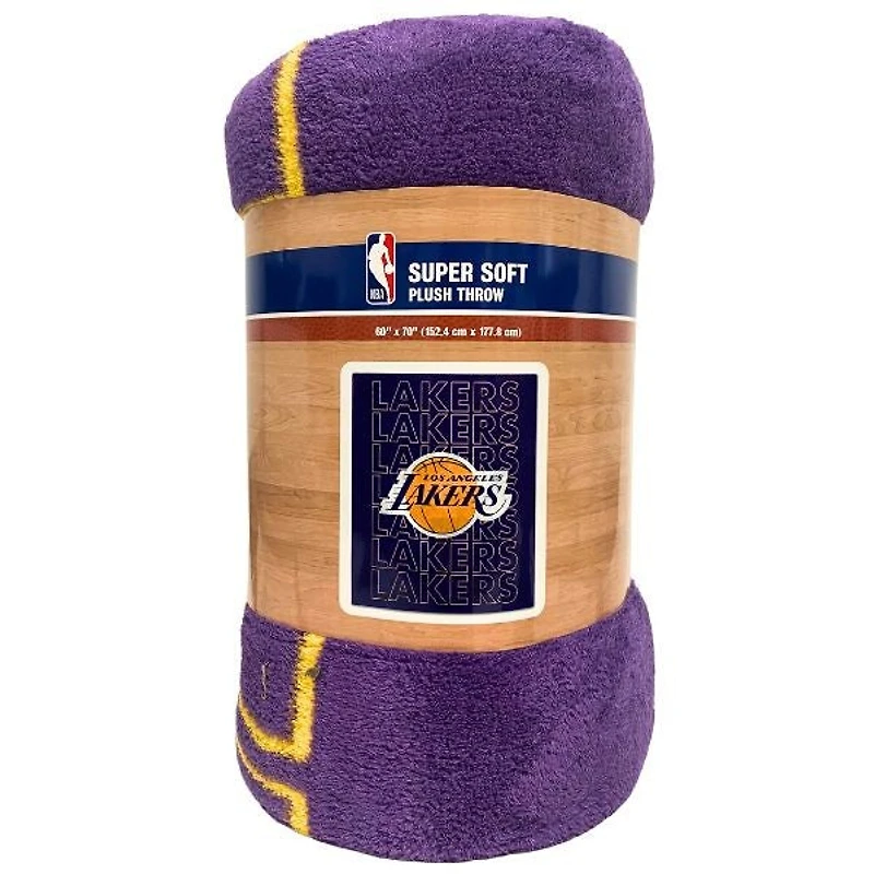 NBA Fleece Throw Super Soft Pegasus Lakers