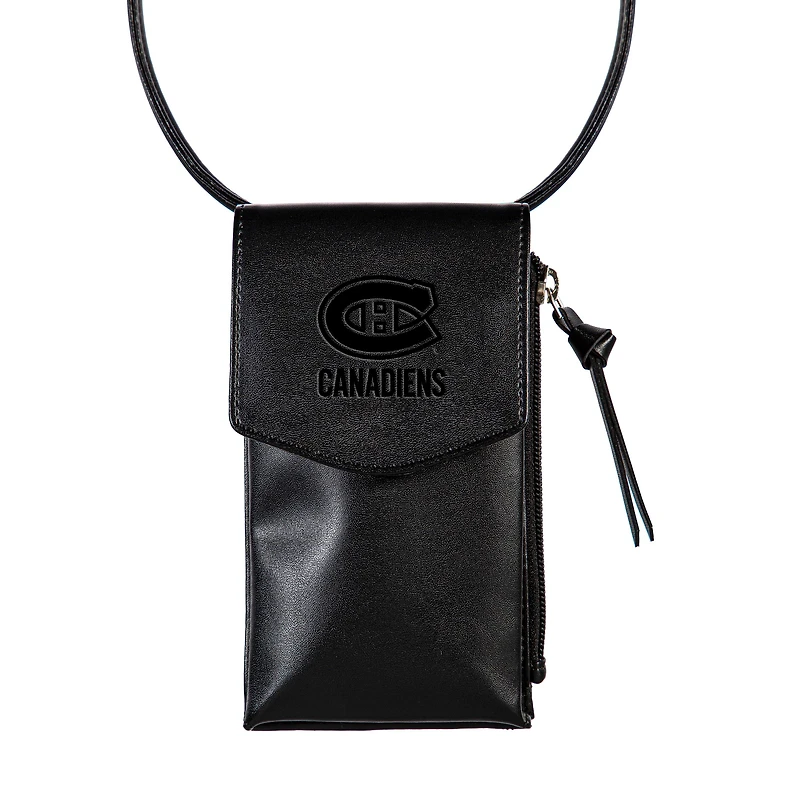 NHL Embossed Cross Body Wallet Canadiens