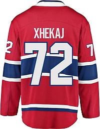 NHL Player Replica Breakaway Jersey Home Arber Xhekaj Canadiens