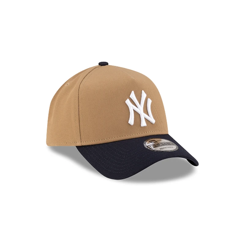 MLB Hat 940 A-Frame Snapback Khaki Yankees