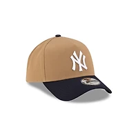 MLB Hat 940 A-Frame Snapback Khaki Yankees