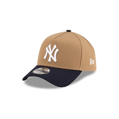 MLB Hat 940 A-Frame Snapback Khaki Yankees