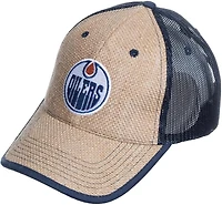 NHL Straw Baseball Hat Oilers