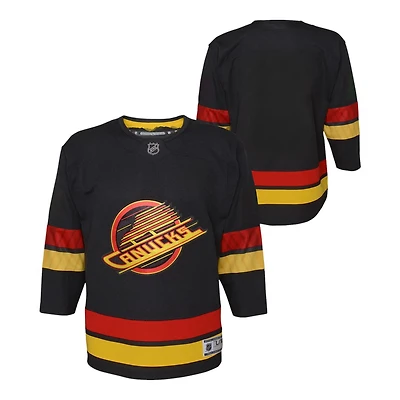 NHL Youth Premier Jersey Alt Black Canucks
