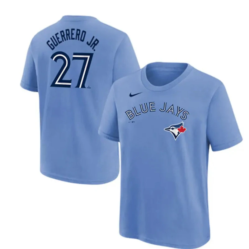 MLB Youth Player T-Shirt Name And Number Alt Powder Vladimir Guerrero Jr. Blue Jays