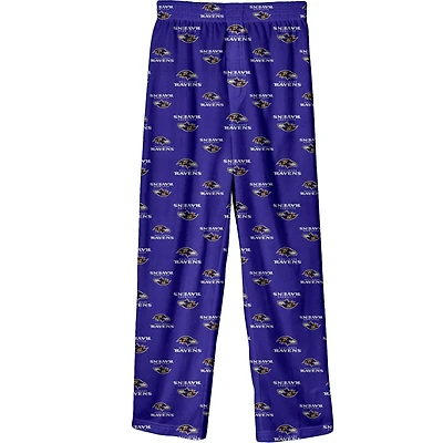NFL Youth PJ Fleece Printed Pants Ravens
