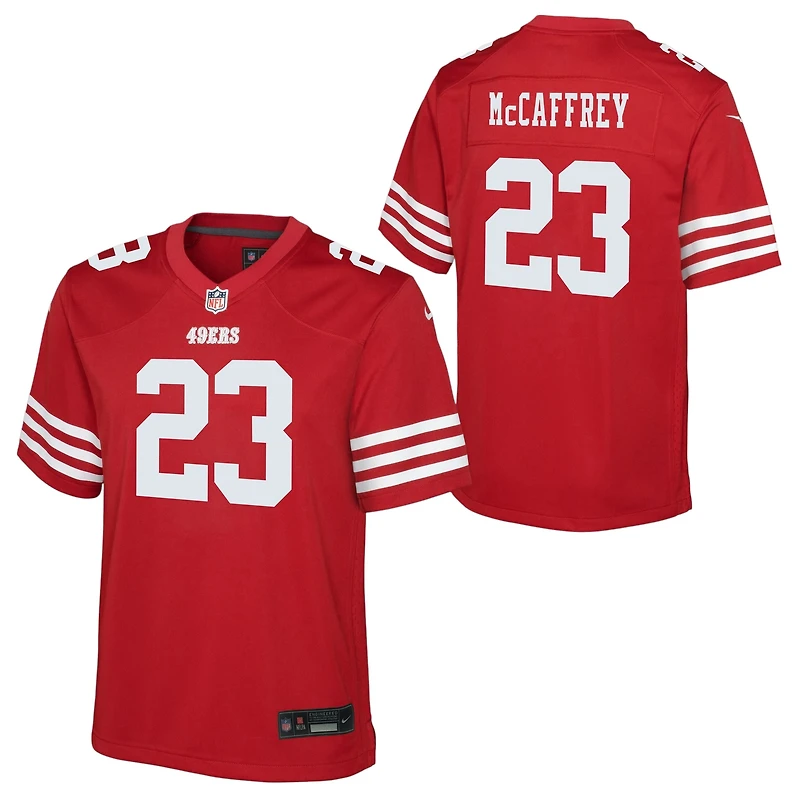 NFL Youth Player Game Jersey Home Christian McCaffrey 49ers