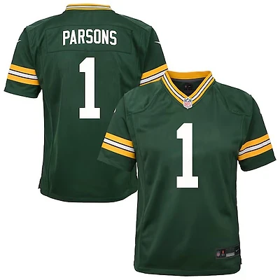 NFL Youth Player Game Jersey Home Micah Parsons Packers