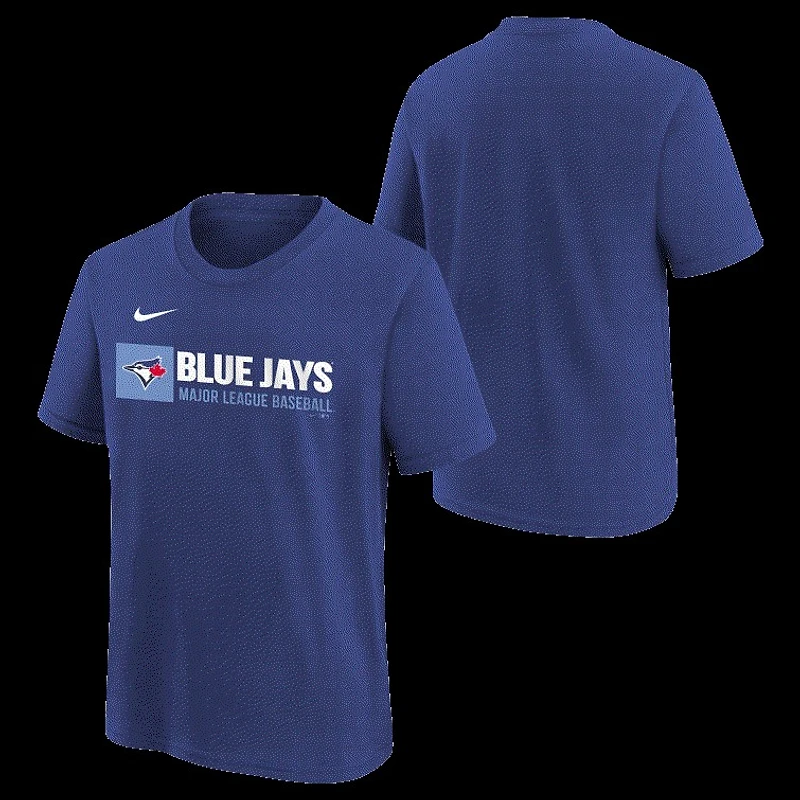 MLB Youth T-Shirt Authentic Pro Blue Jays