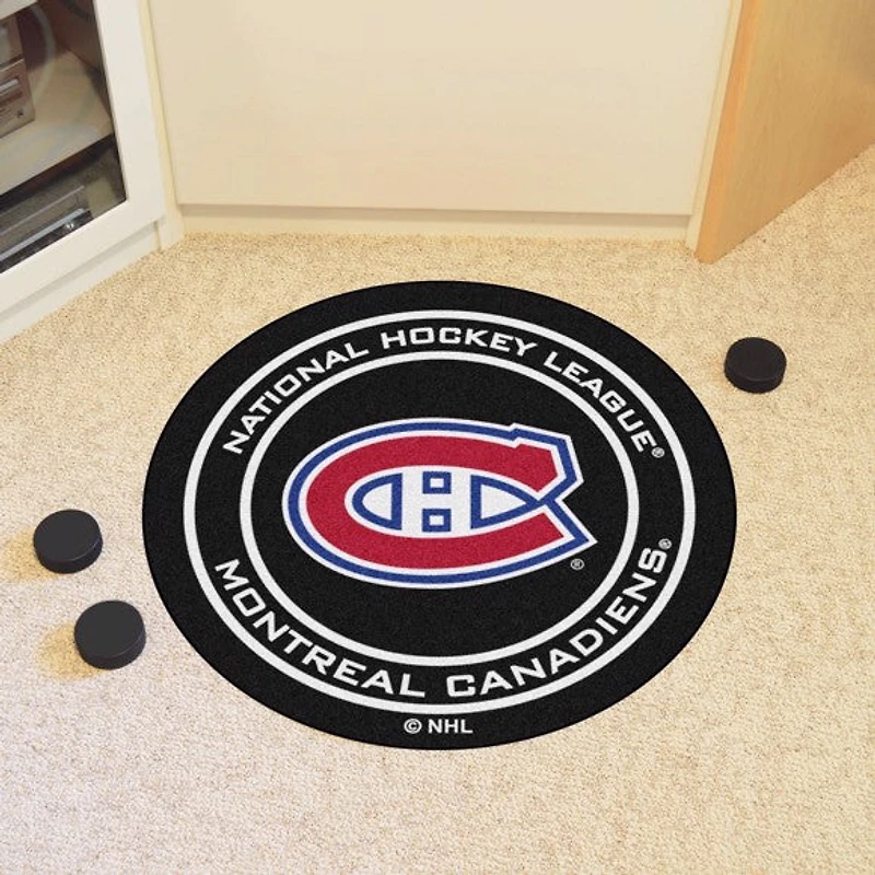 NHL Fan Mat Puck Canadiens