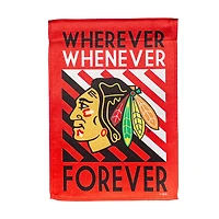 NHL Decorative Flag Banner WWF Blackhawks