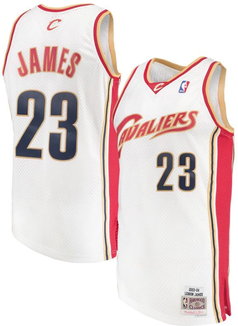 NBA Hardwood Classics Player 2003-04 Swingman Jersey Lebron James Cavaliers (White)