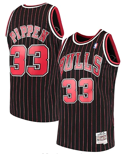 NBA Hardwood Classics Player 1995-96 Swingman Jersey Scottie Pippen Bulls ( w/Pinstripes
