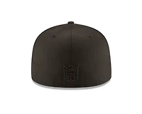 NFL Hat 5950 Blackout Raiders