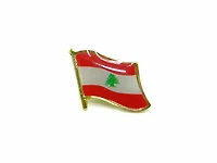 Country Lapel Pin Flag Lebanon