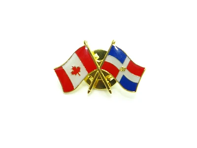 Country Lapel Pin Friendship Dominican Republic