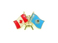Country Lapel Pin Friendship Kazakhstan