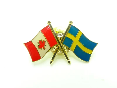 Country Lapel Pin Friendship Sweden