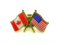 Country Lapel Pin Friendship USA