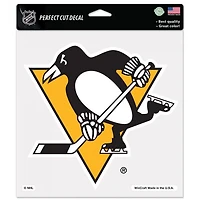 NHL Perfect Cut Decal 8x8 Penguins