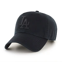 MLB Hat Clean Up Black On Black Dodgers